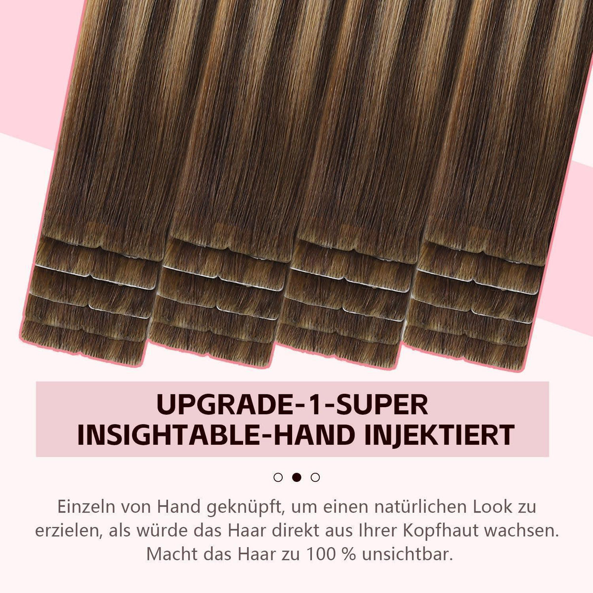 Echthaar Tape Extensions #4/27/4 Balayage 50cm
