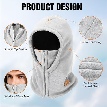 Thermo Sturmhaube Fleece – Winddicht & Warm für Herren & Damen