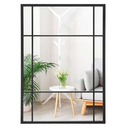 RELAX4LIFE Wandspiegel 100x70cm – Explosionsgeschütztes Glas & Metallrahmen