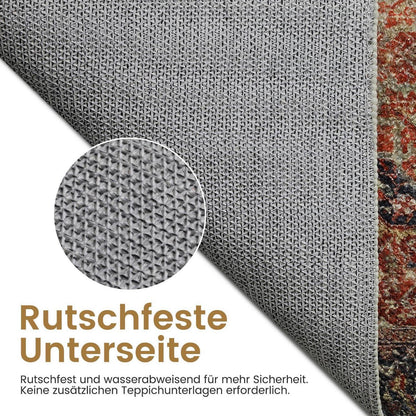 Fußmatte Braun/Mehrfarbig 60x90cm – Kinder & Tierfreundlich