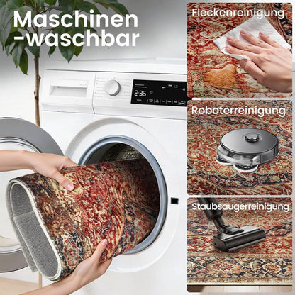 Fußmatte Braun/Mehrfarbig 60x90cm – Kinder & Tierfreundlich