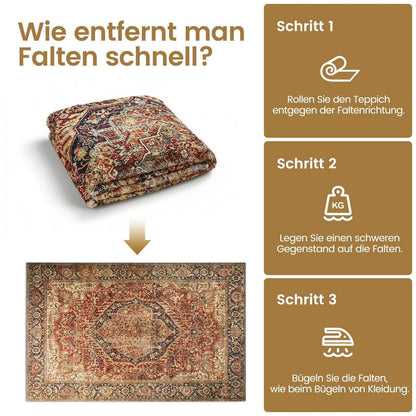 Fußmatte Braun/Mehrfarbig 60x90cm – Kinder & Tierfreundlich
