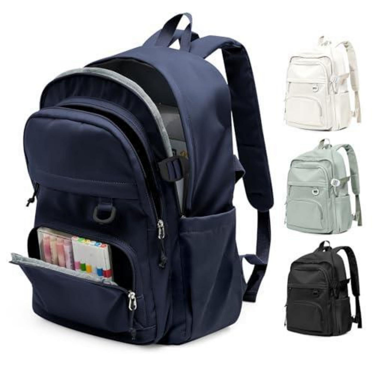 Schulrucksack für Teenager & Studenten – Wasserdicht, 14 Zoll Laptopfach