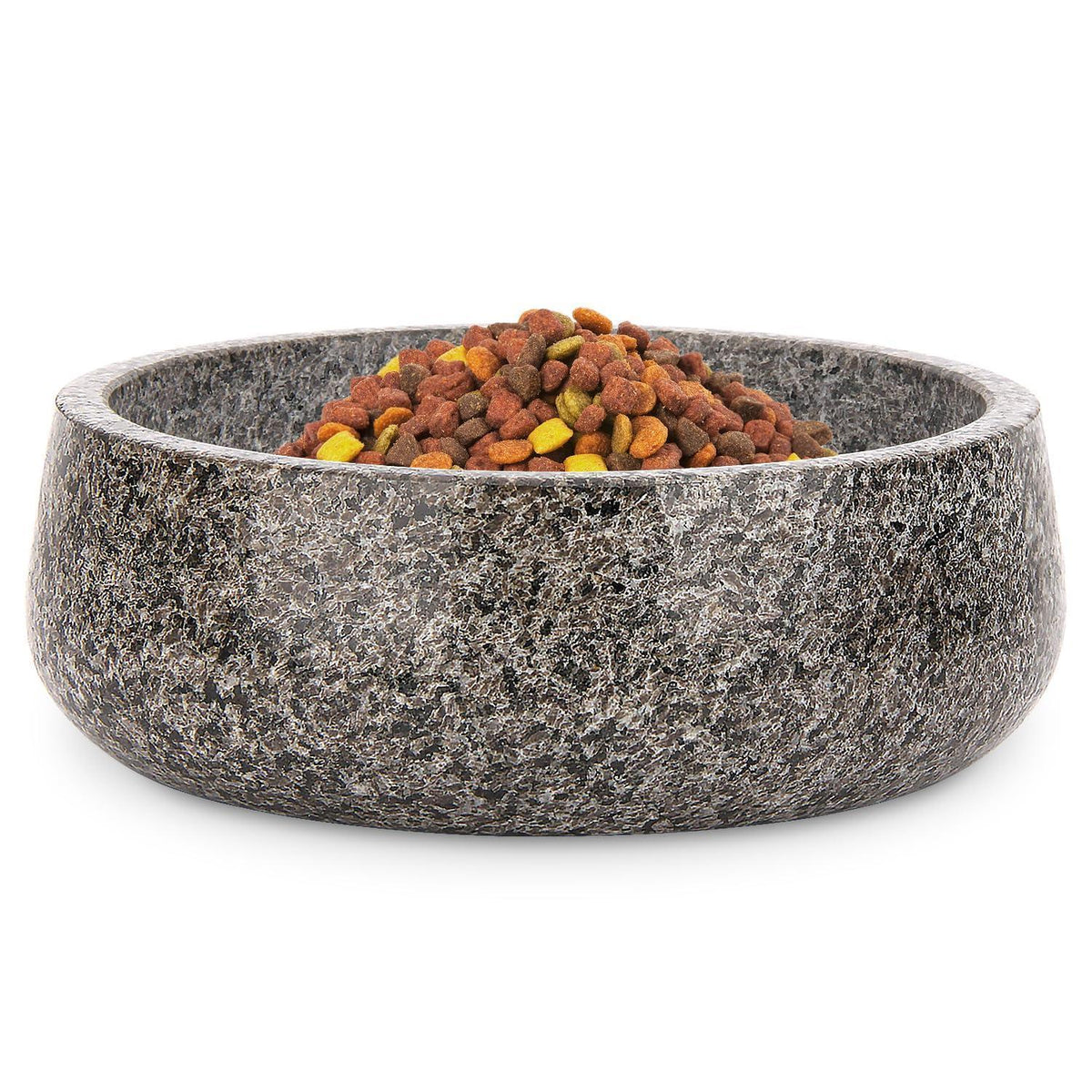 Granit Hundenapf Grau | Stabil & Rutschfest für Hunde & Katzen