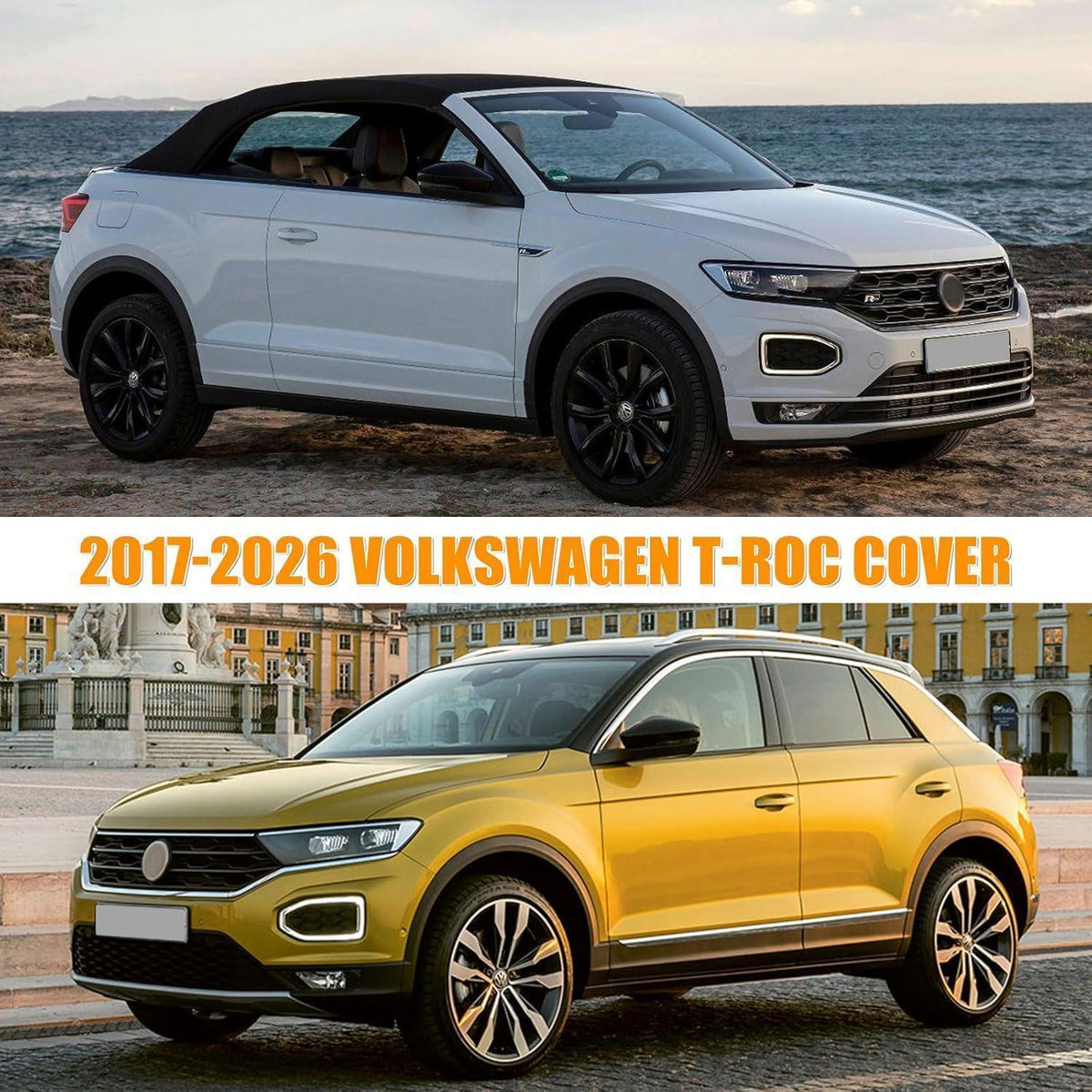 Autoabdeckung Wasserdicht VW T-ROC 2017-2022, Atmungsaktiv & Schutz