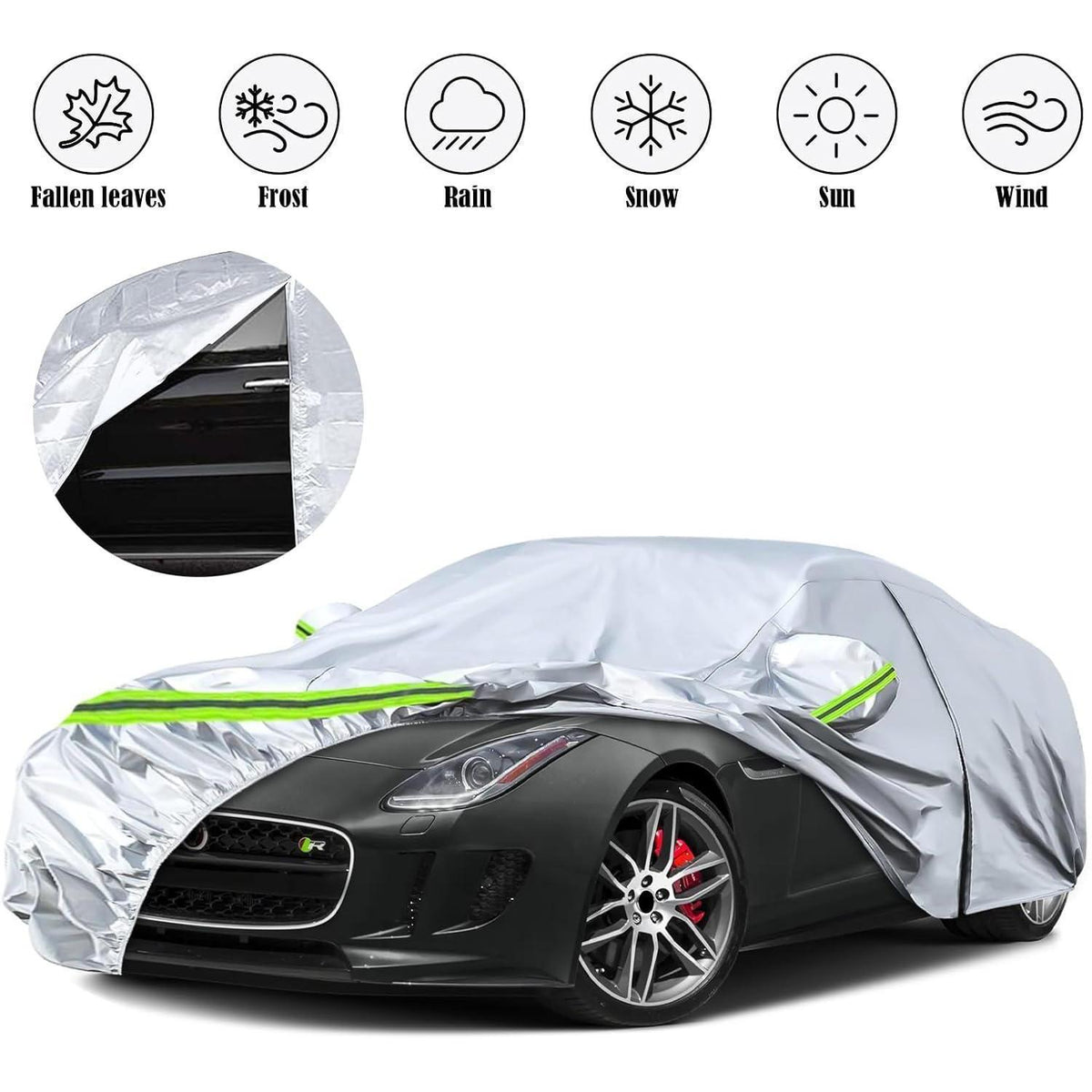 Auto Abdeckung Jaguar F-Type 2014-2022, Wasserdicht & Atmungsaktiv