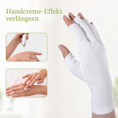 4 Paar Fingerlose Baumwollhandschuhe 23cm
