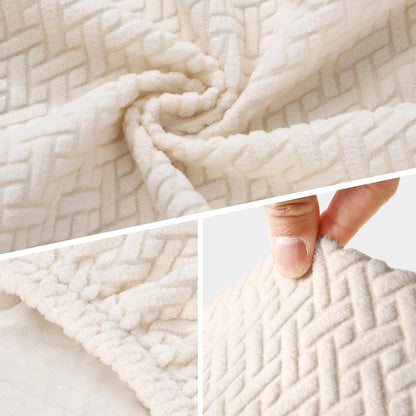 Stretch Stuhlhussen 4er Set Jacquard – Esszimmer & Deko