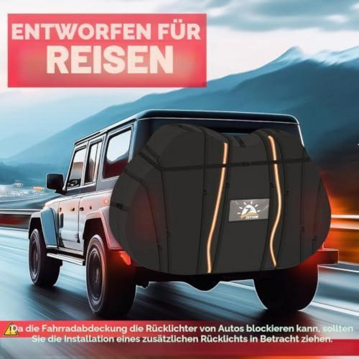 Fahrradabdeckung wasserdicht für 1 Fahrrad – Zettum