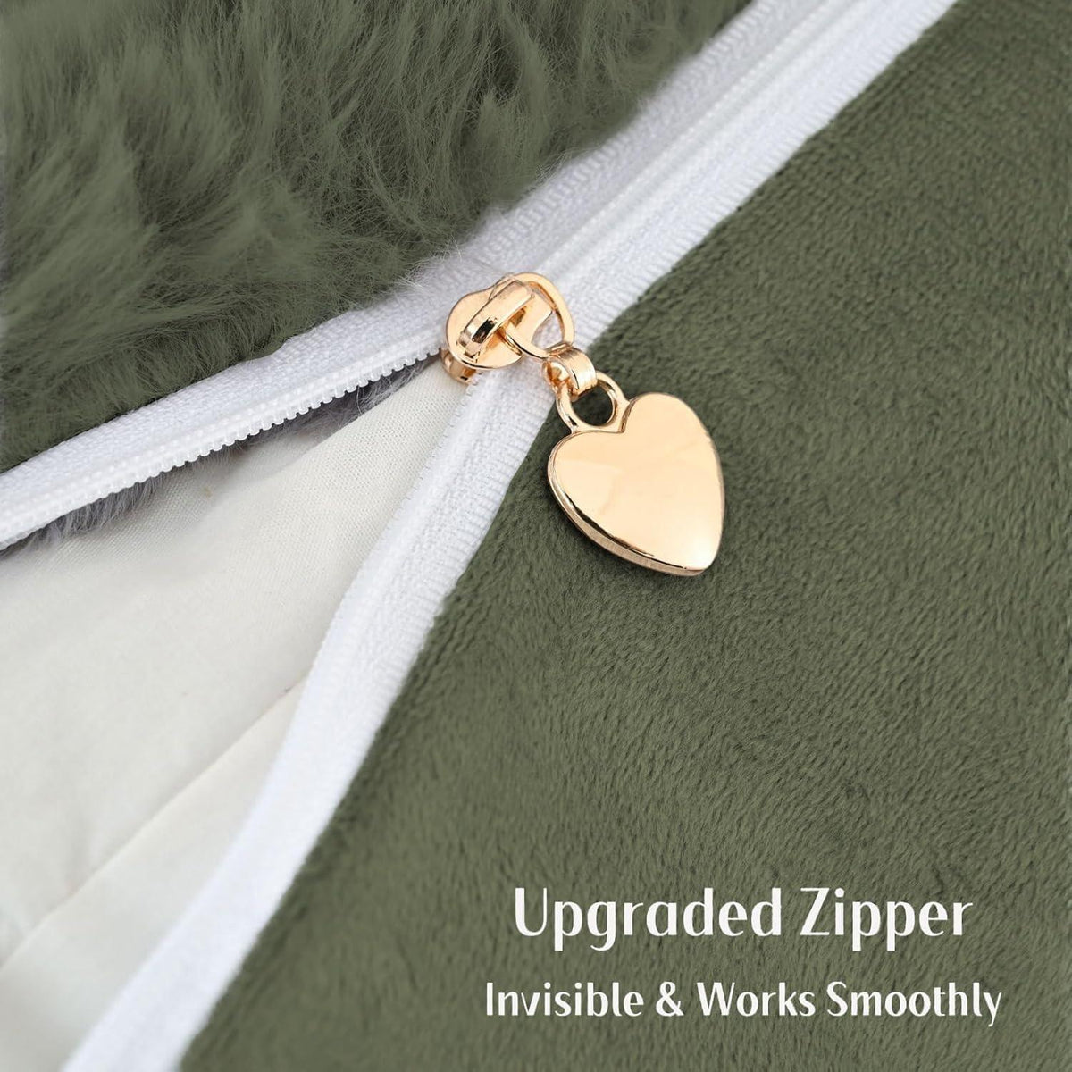 2er Set Samt Kissenbezüge 60x60 cm - Salbeigrün, Boho Deko