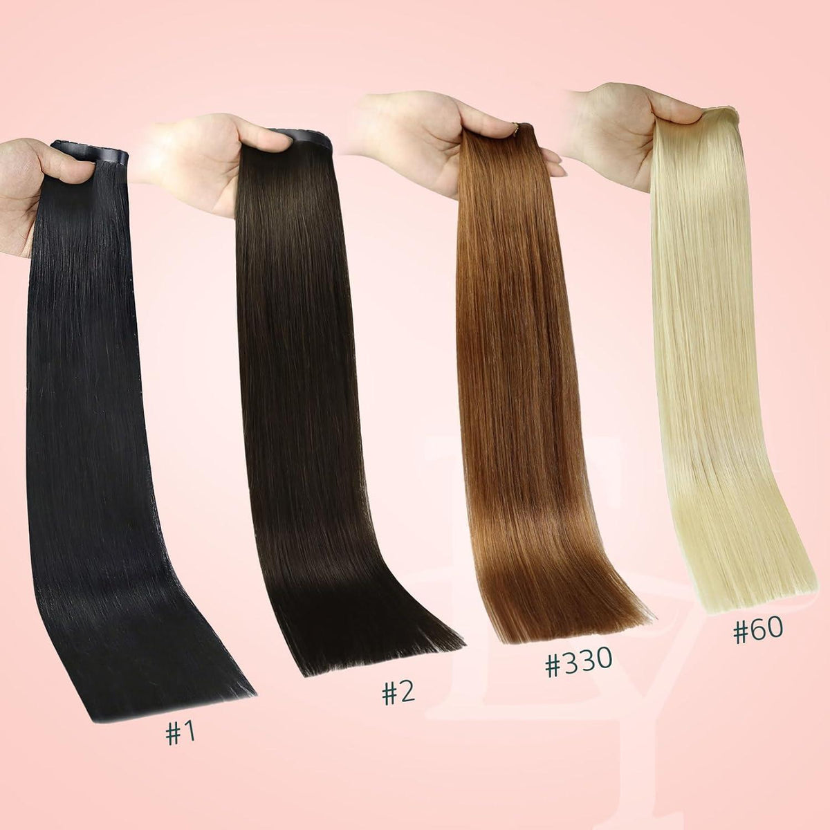 Blond Echthaar Tressen – 50cm, 100g, #60