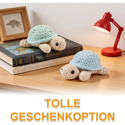 Häkelset Schildkröten für Anfänger mit Anleitung und Garn