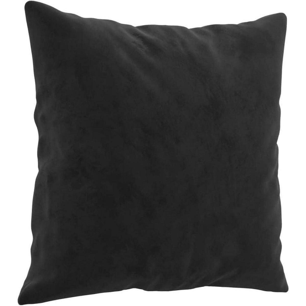 2-Sitzer Sofa Samt Schwarz – Modernes Mini Sofa mit Kissen