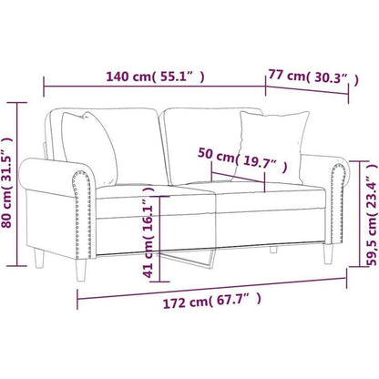 Doppelsitz Loungesofa mit Schlaffunktion, Gelb, Samt
