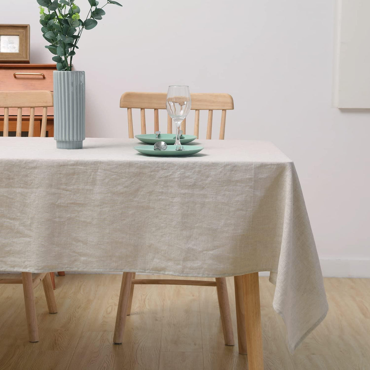 Leinen Tischdecke Rechteckig 140x350 cm - Natürliche Eleganz