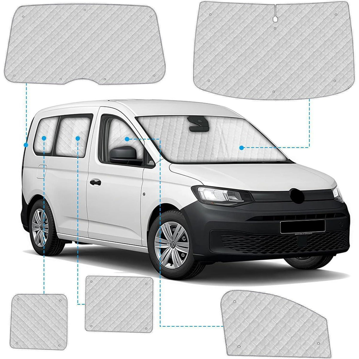 Thermomatte Caddy Maxi Life 2022-2025 LWB – Sonnenschutz Set
