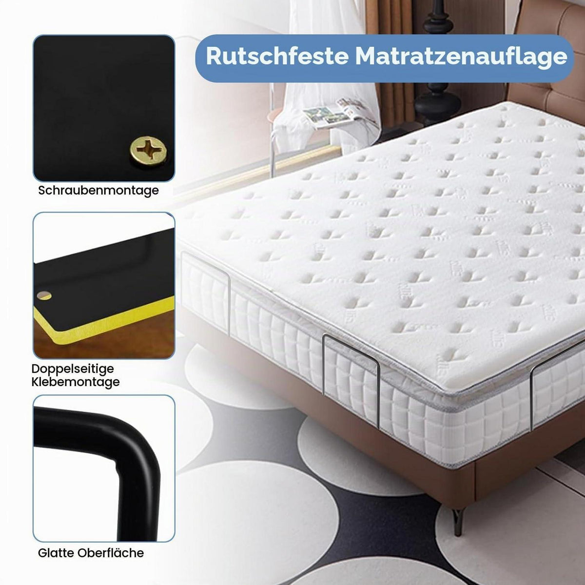 Matratzenhalter Set 4er-Pack – Anti-Rutsch & Verrutschsicher