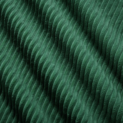 Modularer 4-Sitzer Cord-Sofa | Tiefsitz, Grün