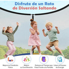 GYMAX Gartentrampolin 366cm mit Sicherheitsnetz & Leiter