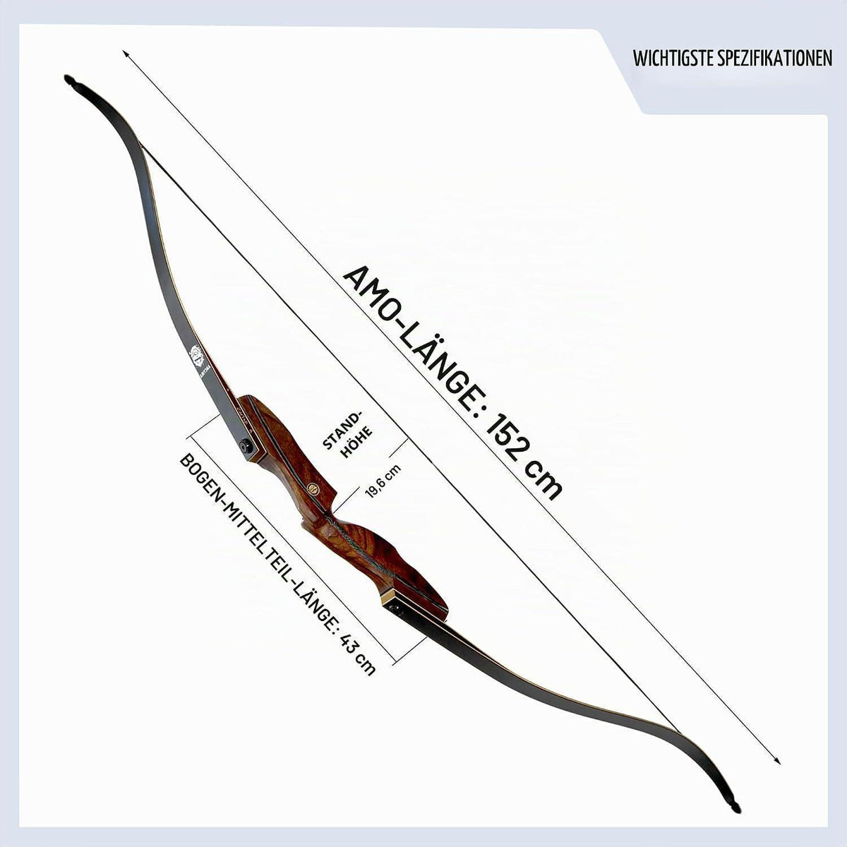 Recurve Bogen Takedown 35lb – Set für Anfänger & Profis