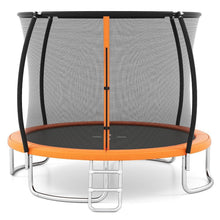 GYMAX Gartentrampolin 366cm mit Sicherheitsnetz & Leiter