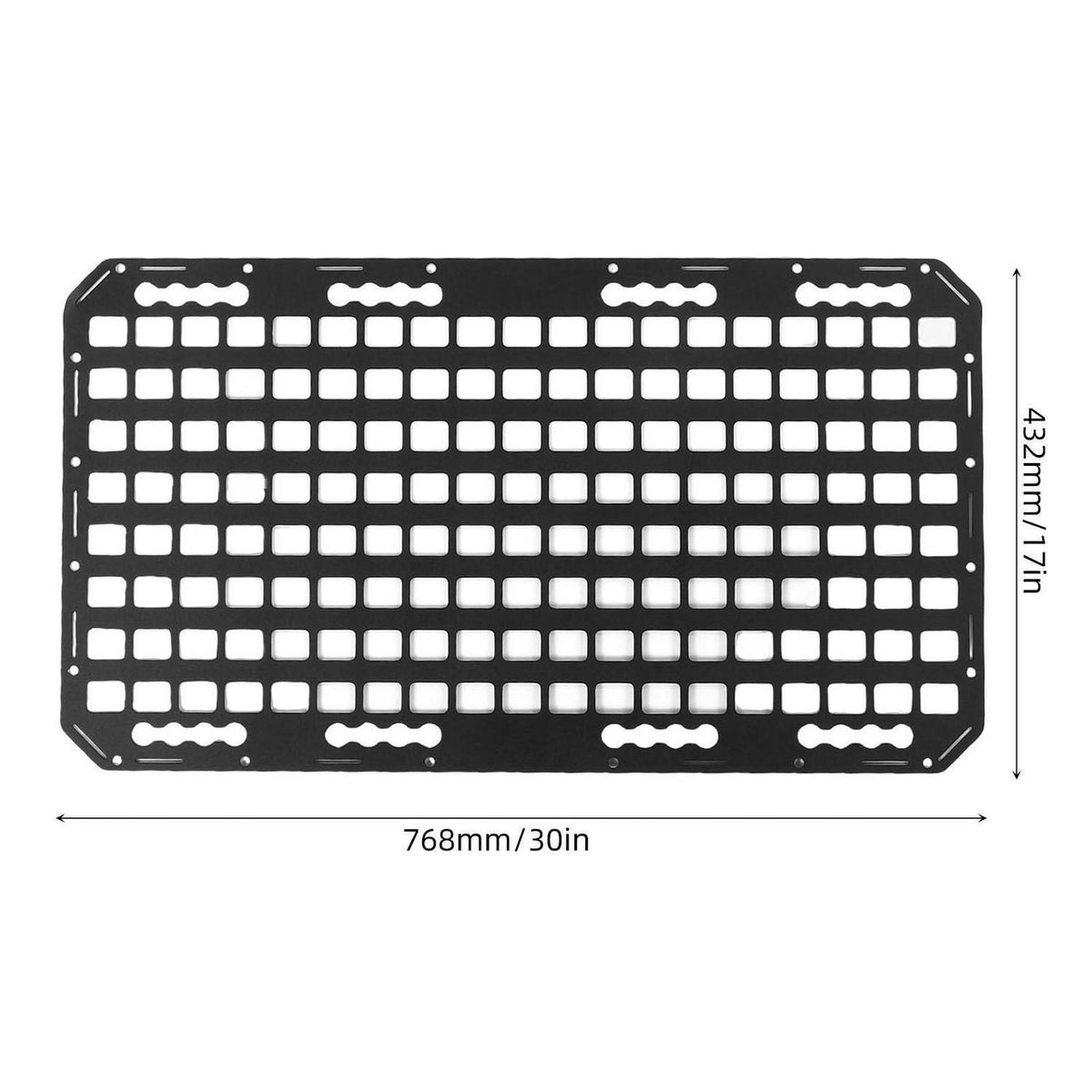 L-Molle-Panel für Auto: Multifunktionaler Werkzeug-Organizer