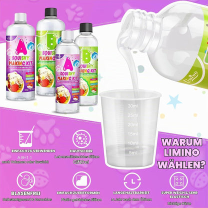 Flüssigsilikon Set für Taba Squishy - 500g Weiß