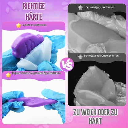 Flüssigsilikon Set für Taba Squishy - 500g Weiß