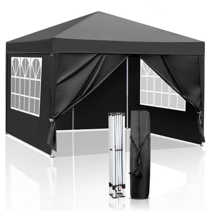 3x3m Faltpavillon mit 4 Seiten – Wasserdicht & UV-Schutz