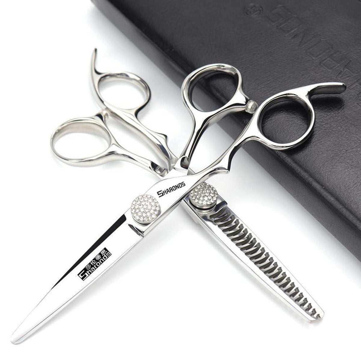 6 Zoll Friseurschere Set für Linke Hand – 2 Stück