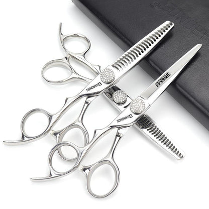 6 Zoll Friseurschere Set für Linke Hand – 3 Stück