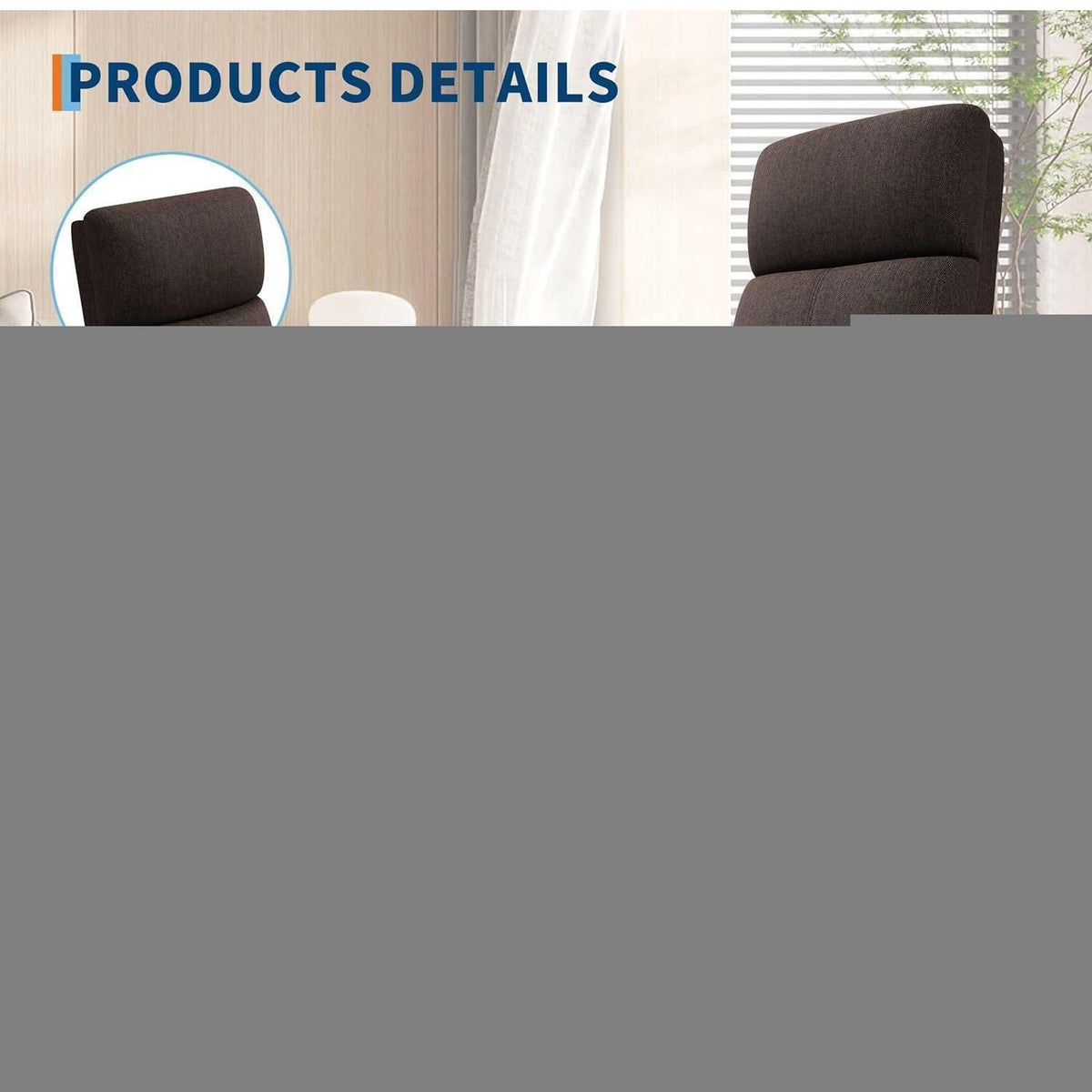 Relaxsessel mit Liegefunktion – Braun, Verstellbar & Bequem