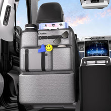 Autositz Organizer mit MOLLE-System – Grau