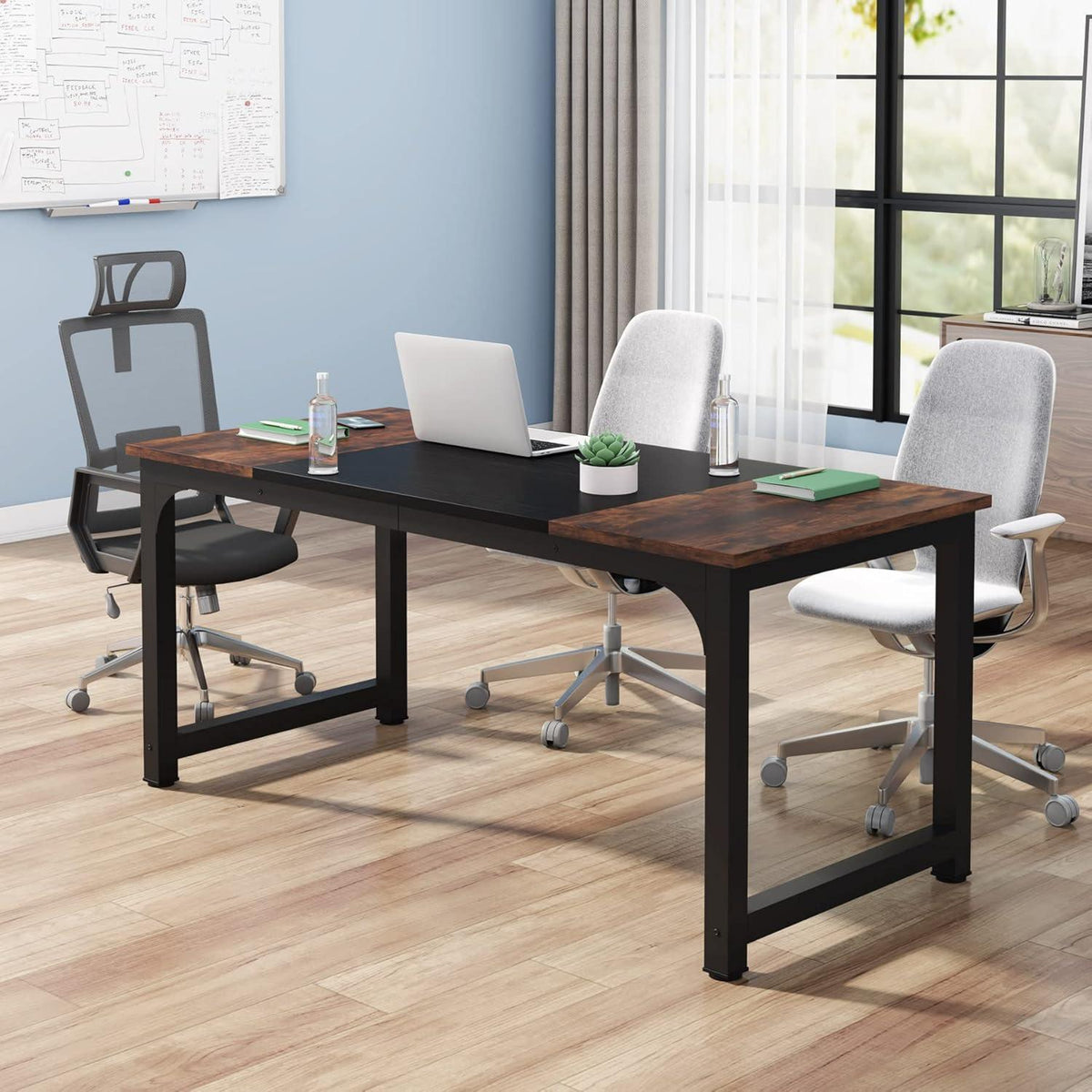 Arbeitstisch 160x80 cm – Rustikaler Bürotisch für Home Office