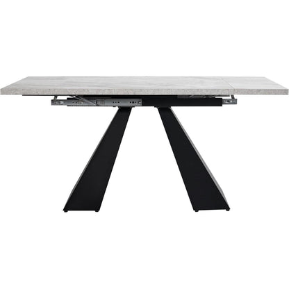Ausziehbarer Esstisch 99-159cm – Esszimmer Tisch mit Marmor Optik