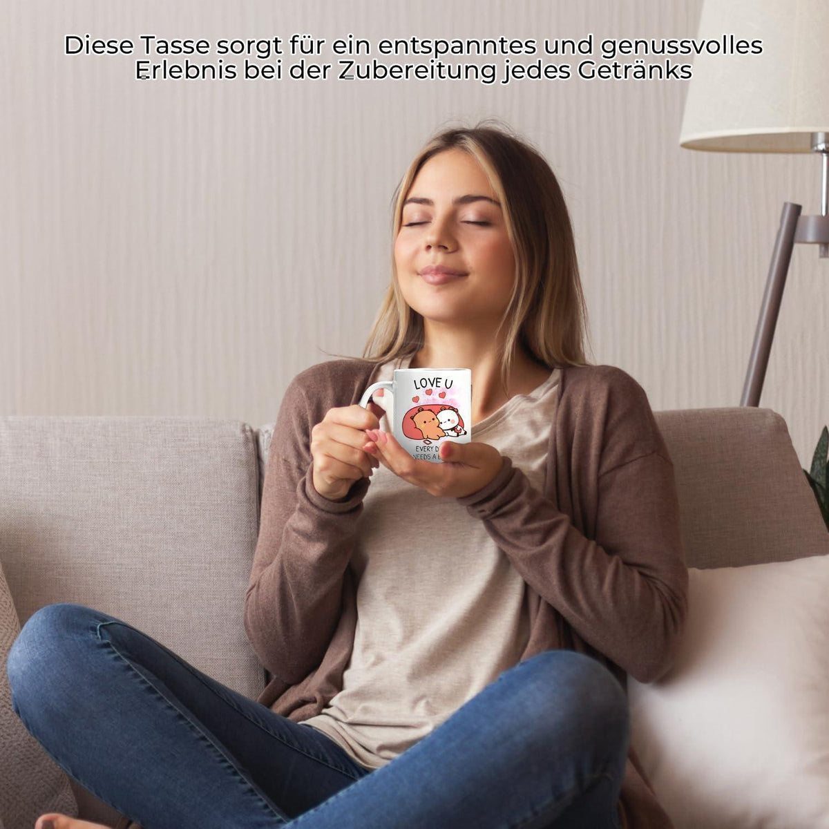 Bubu Dudu Tasse – Doppelseitig Bedruckter Kaffeebecher 350ml
