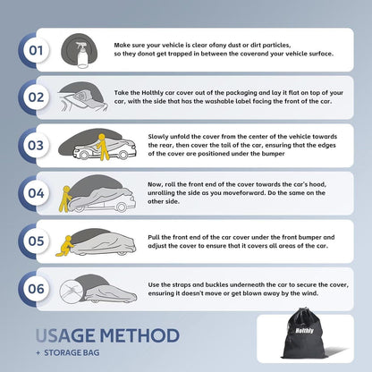 Autoabdeckung für Opel/Vauxhall Mokka (2012-2026) – 10-lagig, wasserdicht