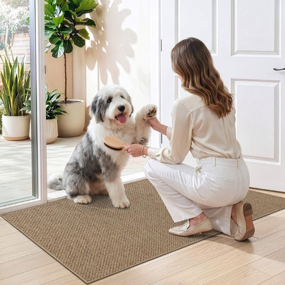 Schmutzfangmatte Innen 90x140 cm – Rutschfest & Dunkelbeige
