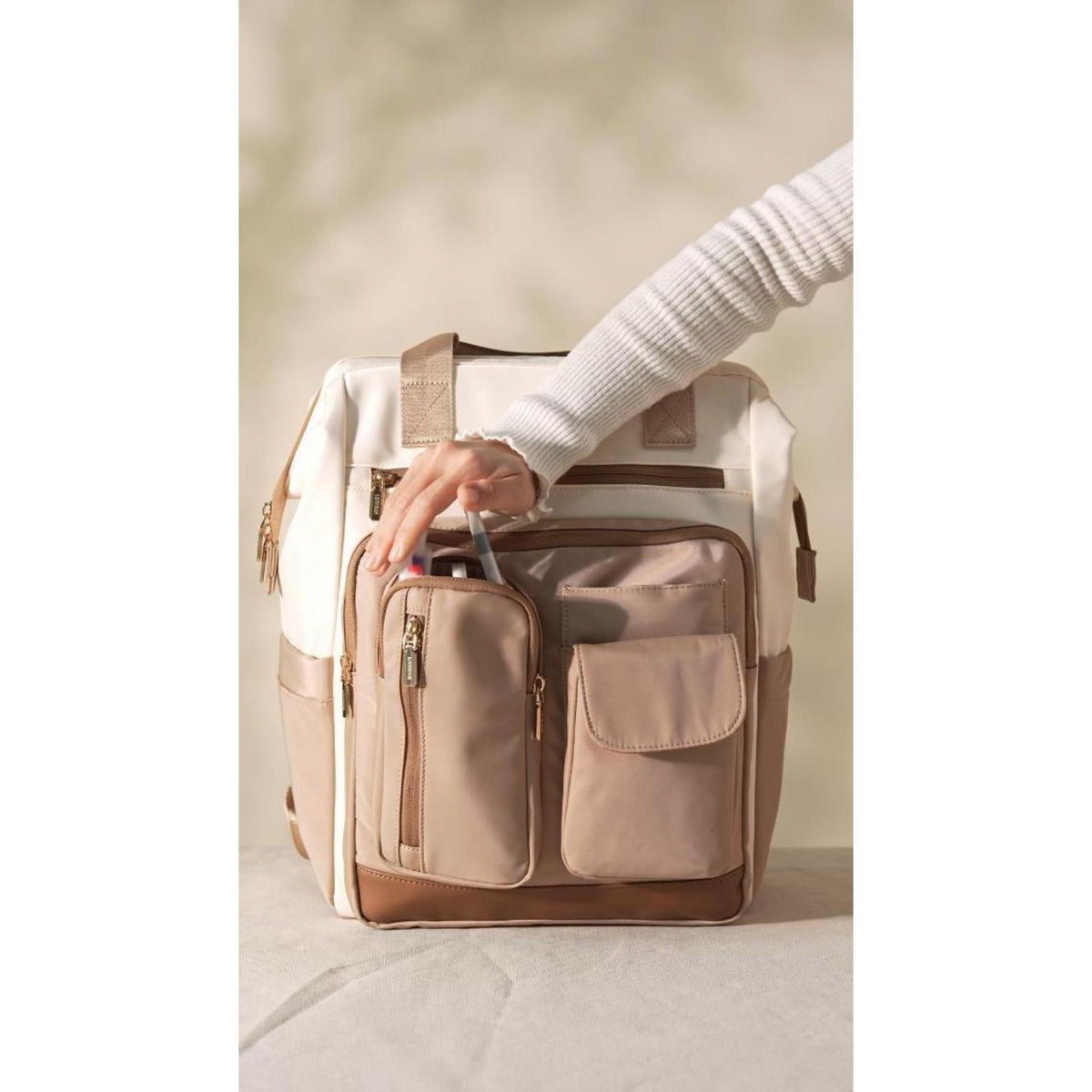 Laptop Rucksack Damen 17,3 Zoll Wasserdicht mit 20 Taschen