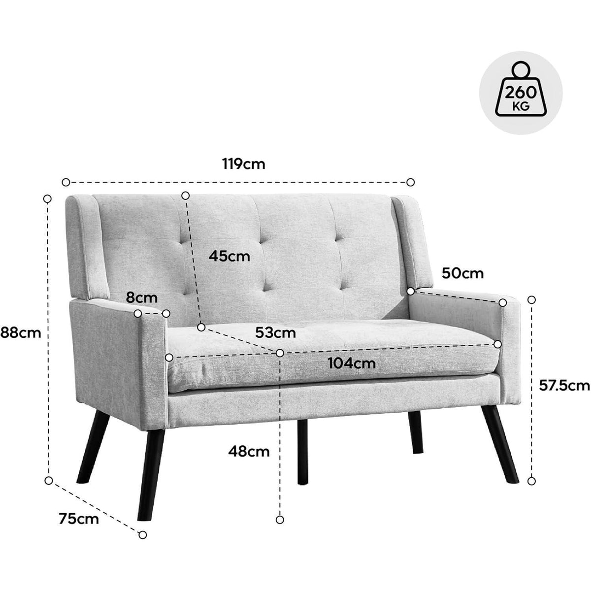 2-teiliges Sessel-Set Retrogrün – Wohnzimmer Lounge-Sofa