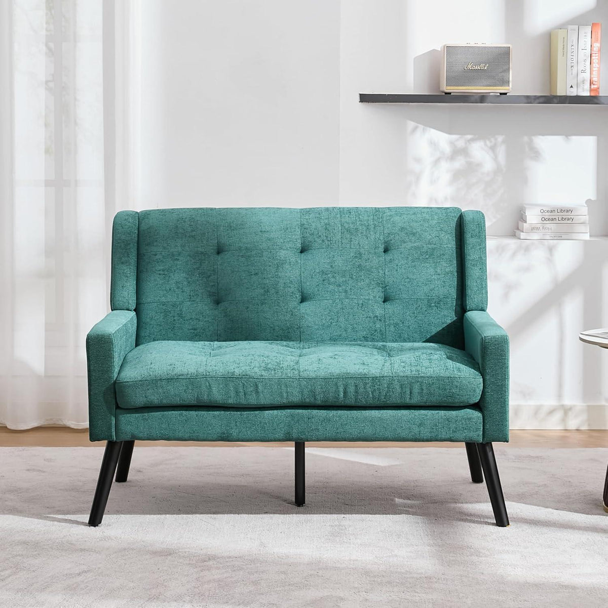 2-teiliges Sessel-Set Retrogrün – Wohnzimmer Lounge-Sofa