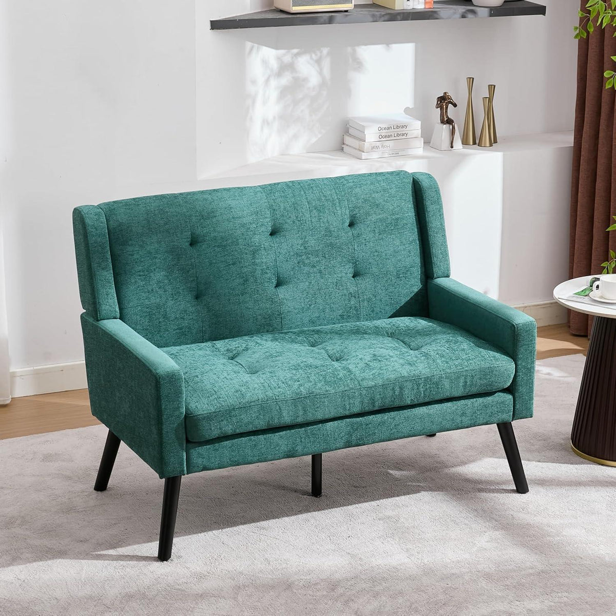 2-teiliges Sessel-Set Retrogrün – Wohnzimmer Lounge-Sofa