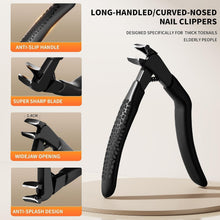 Ergonomischer Nagelknipser für Senioren mit Auffangbehälter