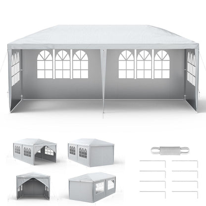 Wasserdichter Faltpavillon 3x6m – Partyzelt für Garten & Events