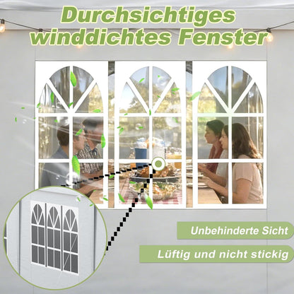 Wasserdichter Faltpavillon 3x6m – Partyzelt für Garten & Events