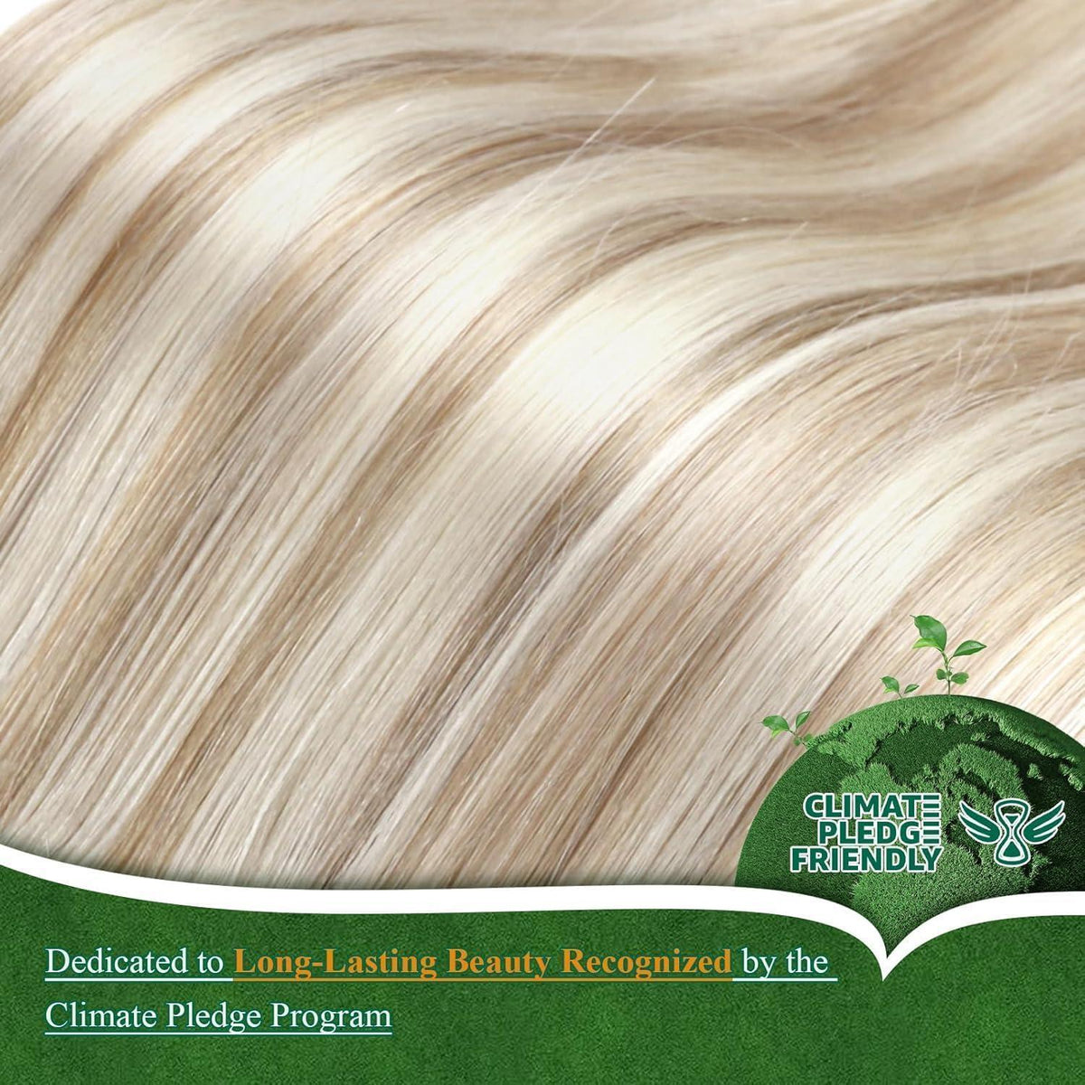 Echthaar Draht Extension Blond Highlights #P27/613 30cm