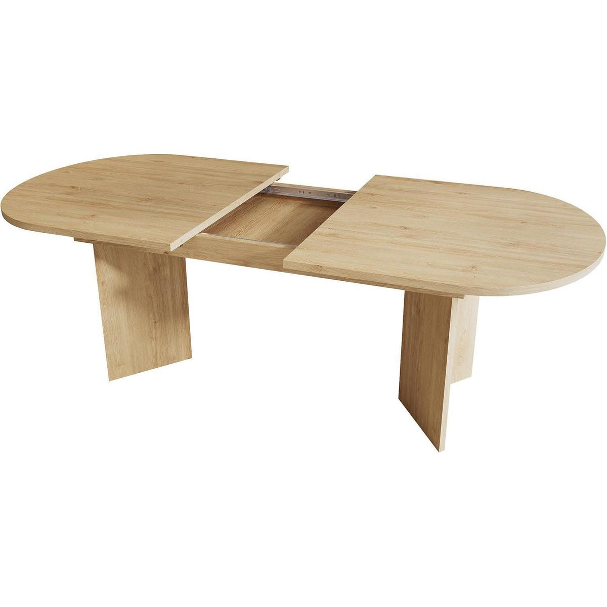 Ausziehbarer Esstisch Holz Eiche 160-200 cm – Familie & Gäste