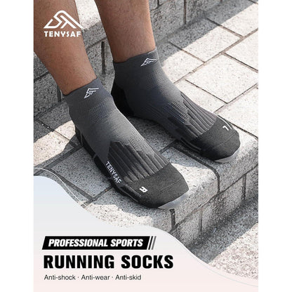 Kompressions Laufsocken Herren Damen 3 Paar – Anti Blase & Fußgewölbestütze