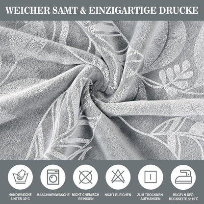 Samt Stuhlhussen 4er Set – Elastisch & Abnehmbar