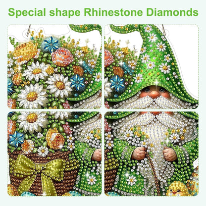 Diamantmalerei Gnom Osterdeko Fensterbild DIY Set